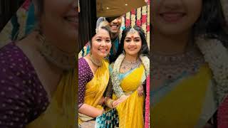 Arun Vijay sister daughter nallangu ceremony arunvijay vijaykumar daughtermarriage [upl. by Ecirtnas]