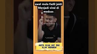 karena niat baik fadil jaidi videonya menjadi viral dan fyp  fadil jaidi  shorts [upl. by Cony]