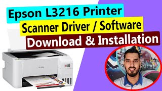 Epson L3216 Printer Scanner Driver Download amp Installation In Windows 10 ll മലയാളം [upl. by Ikilisav]