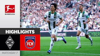 Kleindienst Decides The Game  Borussia Mgladbach  1 FC Heidenheim 1846 32  Highlights  MD 7 [upl. by Novikoff]