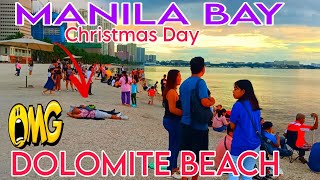 Manila Bay Dolomite Beach Update Today Dec 252023  Christmas Day dutertelegacy [upl. by Ikuy681]