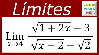 Límites algebraicos  Ej 15 [upl. by Laehctim971]