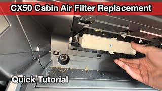 Mazda CX50 2024 2023 How to replace cabin Air Filter [upl. by Jammin]