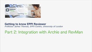 Getting to know EPPI Reviewer part 2 [upl. by Staford860]