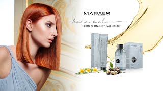 MARAES DEMI PERMANENT HAIR COLOR  Dual demi permanent coloring system [upl. by Malina]