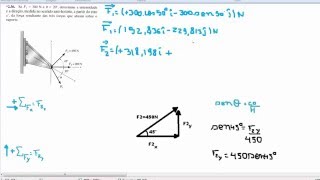 Força Resultante2 Decomposição de vetores  Mecânica dos Sólidos [upl. by Abrams]