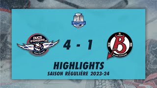 Ducs dAngers 41 Diables Rouges de Briançon  Highlights  Synerglace Ligue Magnus 202324 [upl. by Jerome]