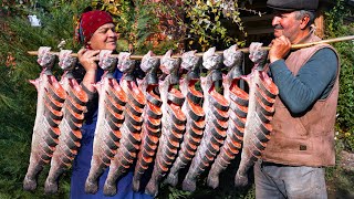 Fresh Trout Cooked in a Wood Fired Oven  A Traditional Delight [upl. by Roath]