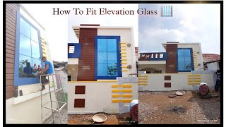 Elevation Glass Fitting  Building Elevation Glass  RFSF Interior Designings [upl. by Enorej]