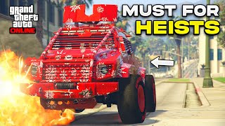 Best Vehicles For HEISTS in GTA Online Useful Vehicles To Use in Heist Missions [upl. by Ulrica650]