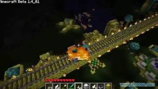 마인크래프트 롤러코스터  Minecraft roller coaster  cheat ver [upl. by Vinny919]