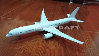 Boeing 757 Papercraft Instructions [upl. by Carrew]