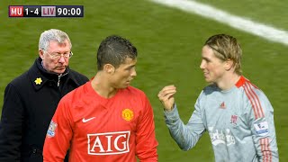 Cristiano Ronaldo amp Sir Alex Ferguson will never forget Fernando Torress performance in this match [upl. by Gunas]