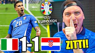 CROAZIA vs ITALIA 11 MIRACOLO AL 98  EURO 2024 REAZIONE del WEB ai MEME [upl. by Ahron394]