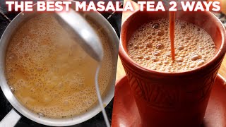 The best masala tea recipe 2 ways [upl. by Wobniar23]