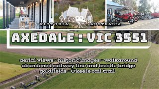 Aerial view  Historic images  Walkaround  Axedale Victoria Australia [upl. by Whall700]