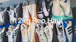 12 KG SUGARGOO REP HAULWEIDIAN HAUL TAOBAO HAUL Lacoste adidas samba off white dunks amp more [upl. by Kensell]