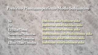 SER  Pretérito Pluscuamperfecto del Subjuntivo  Conjugación de Verbos en español [upl. by Llednyl]