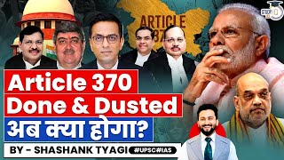 Supreme Courts Verdict on Abrogation of Article 370 Explained  What Will Happen Now  UPSC GS2 [upl. by Ojyram891]