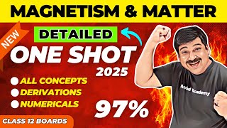 Magnetism amp Matter Detailed OneShot video Class12 Chapter 5 One shot for 202425 [upl. by Peltier272]