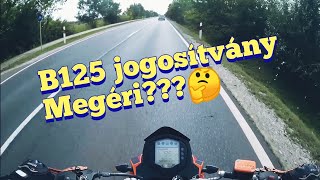 B125 jogosítvány Megéri [upl. by Nimzaj]