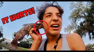 I Didnt Know Catfish Could BITE THIS HARD Carp Fishing and Snake Catching [upl. by Clea372]