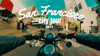 ⭐️San Francisco City Tour part 3  HONDA REBEL  4K [upl. by Rengia]