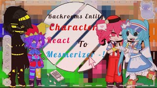 Backrooms Entity Character React To Mesmerizer  English  change slowness to 02x [upl. by Berta]