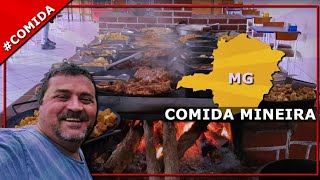 Comidas mineira torresmo de Minas leitão à pururuca [upl. by Yeldnarb765]