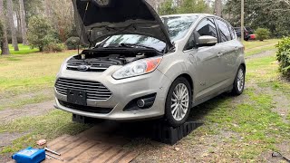 2015 Ford CMax Energi Oil Change [upl. by Oatis354]