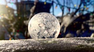 frozen bubbles in calgary [upl. by Atineb]