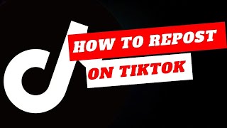 How to repost on TikTok Easy  How to repost TikTok videos 2024 [upl. by Demmahom]