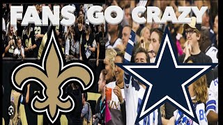 The Funniest Video On Da Internet Of Saints Beating Cowboys neworleanssaints dallascowboys [upl. by Chic]