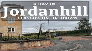 DRIVING AROUND JORDANHILL IN LOCKDOWNED GLASGOW [upl. by Nhepets]