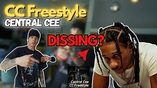 CENTRAL CEE DISSING CENTRAL CEE  CC FREESTYLE Reaction [upl. by Annaierb]