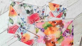 Junk Journal Faux Glassine Envelopes [upl. by Eillen]