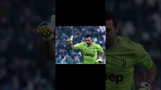 Megáfono teléfon Luiggi Buffon edits futbol championsleague juventus ytshorts italia [upl. by Yllah]