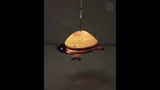 Light Up Your Room with This Adorable Cardboard Turtle Lamp Bloomw3fyoutubeytshortslampcraft [upl. by Llemar]