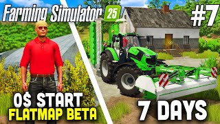 Start with 0 on FLAT MAP in FS25 🚜7 [upl. by Natloz]