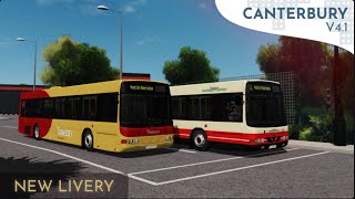 Canterbury and District bus simulator  Roblox [upl. by Cairistiona]