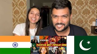 Indian Reaction on Top 10 most viewed song in Pakistan [upl. by Eilahs]