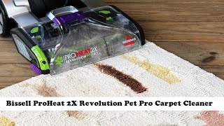 Bissell ProHeat 2X Revolution Pet Pro Carpet Cleaner Review [upl. by Miahc]