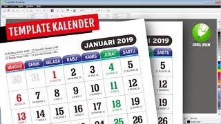 Membuat Kalender 2019 di CorelDraw [upl. by Frederico]