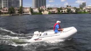 SATURN 11 SD330 boat with 3HP 2 stroke outboard motor [upl. by Faxun242]