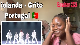 iolanda Grito REACTION eurovision2024 [upl. by Norej55]