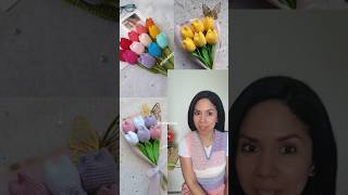 Tutorial 👆 flores tejidas a crochet crochet florestejidas [upl. by Yraek]