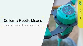 🇺🇸 Collomix Paddle Mixers  for professionals on mixing site [upl. by Koeninger11]