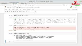 How to implement pos tagging in nltk  NLP tutorial [upl. by Sirenay]