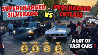 SUPERCHARGED SILVERADO VS PROCHARGED CUTLASS [upl. by Milla]