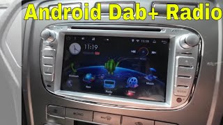 Ford Mondeo Mk4 Android Dab Radio Sat Nav upgrade [upl. by Ainimreh]